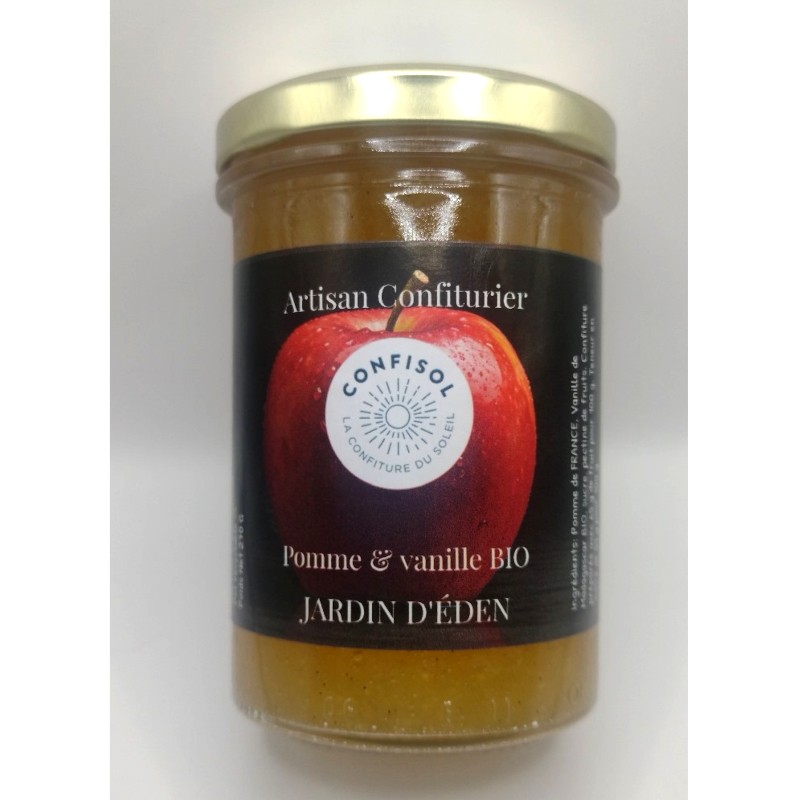 Confiture Pomme & Vanille "JARDIN D'ÉDEN"