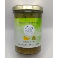 Confiture Banane & Kiwi "DOUCEUR ANTILLAISE"