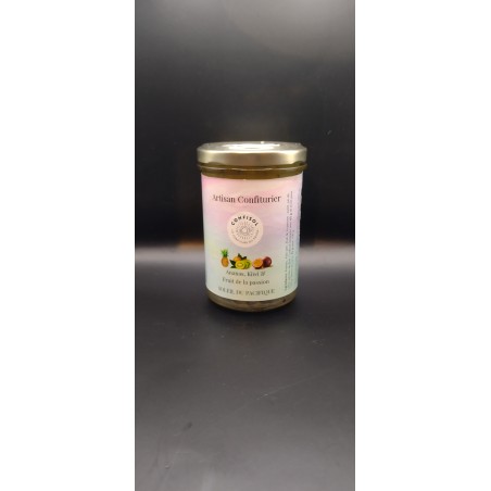 Confiture Ananas, Kiwi & Fruit de la passion "SOLEIL DU PACIFIQUE"