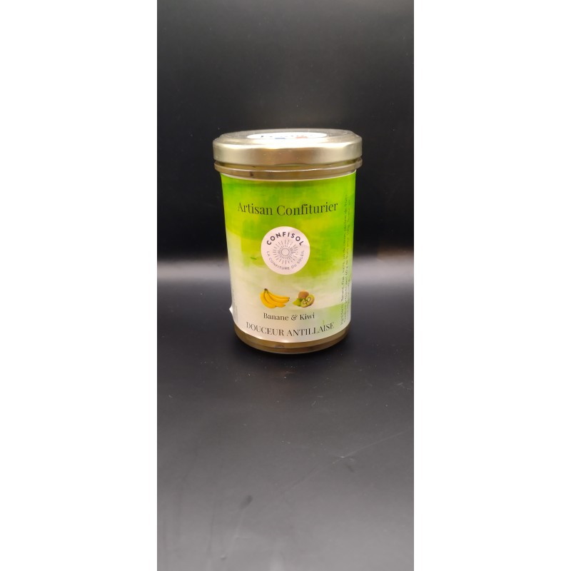 Confiture Banane & Kiwi "DOUCEUR ANTILLAISE"