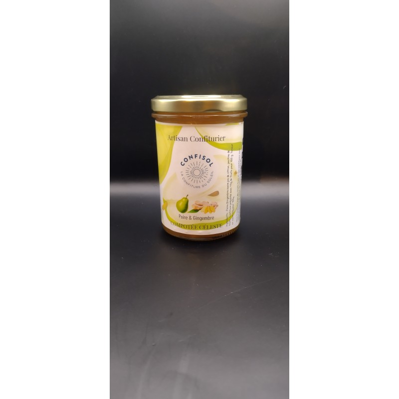 Confiture Poire & Gingembre "COMPOTÉE CÉLESTE"